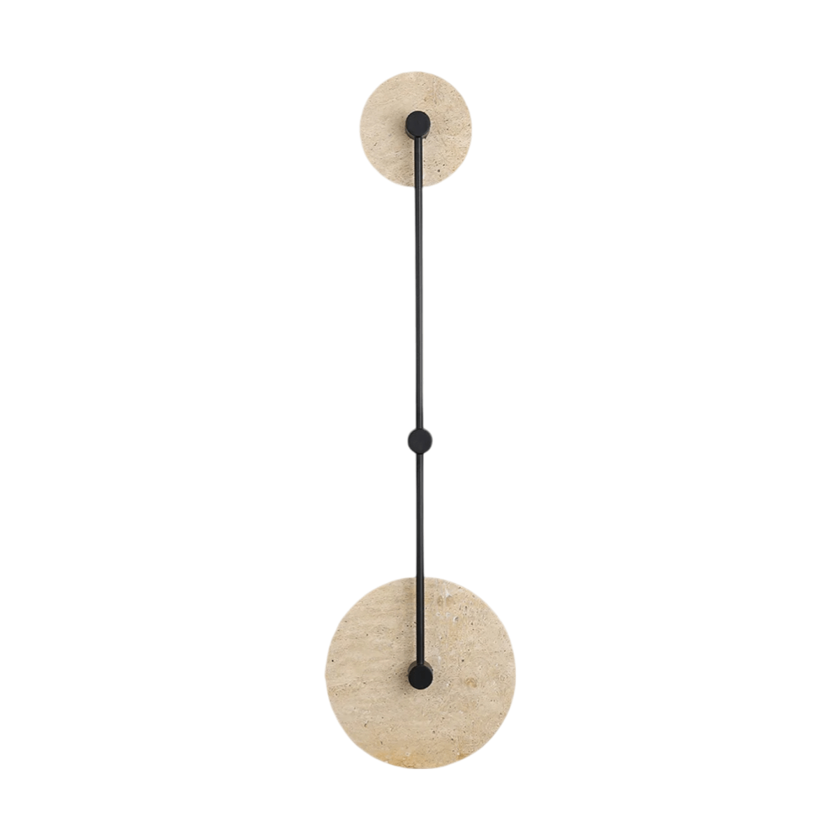 Luminária Arandela Moderna Minimalista Mármore Travertino Allun - ORNE™ — decor studio