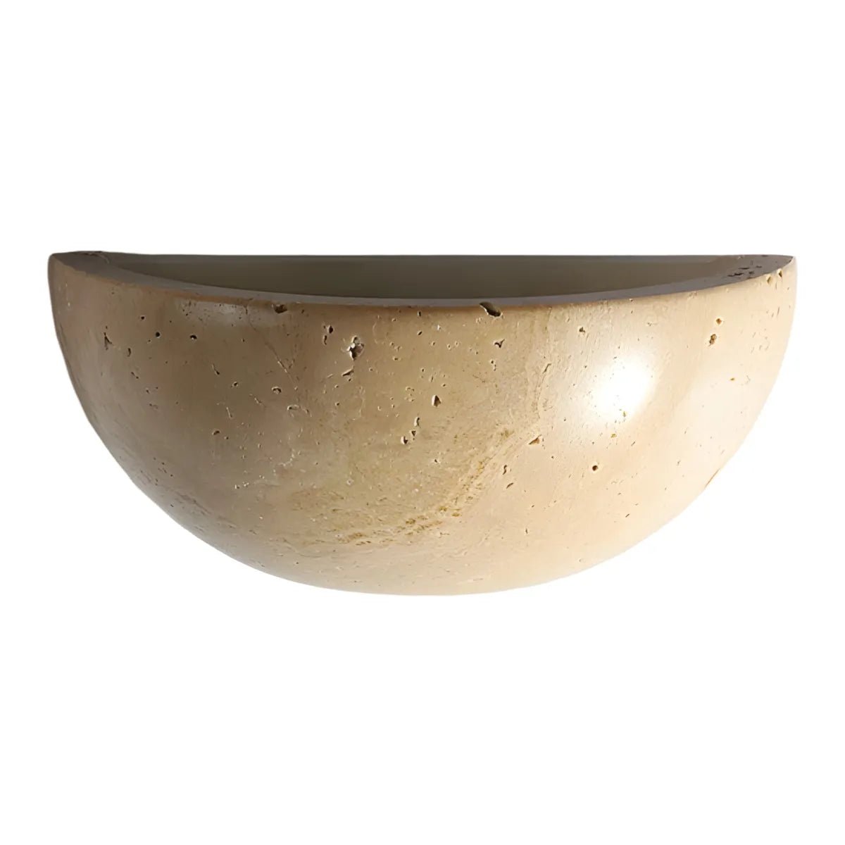Luminária Arandela Moderna Minimalista Mármore Travertino Quartz - ORNE™ — decor studio