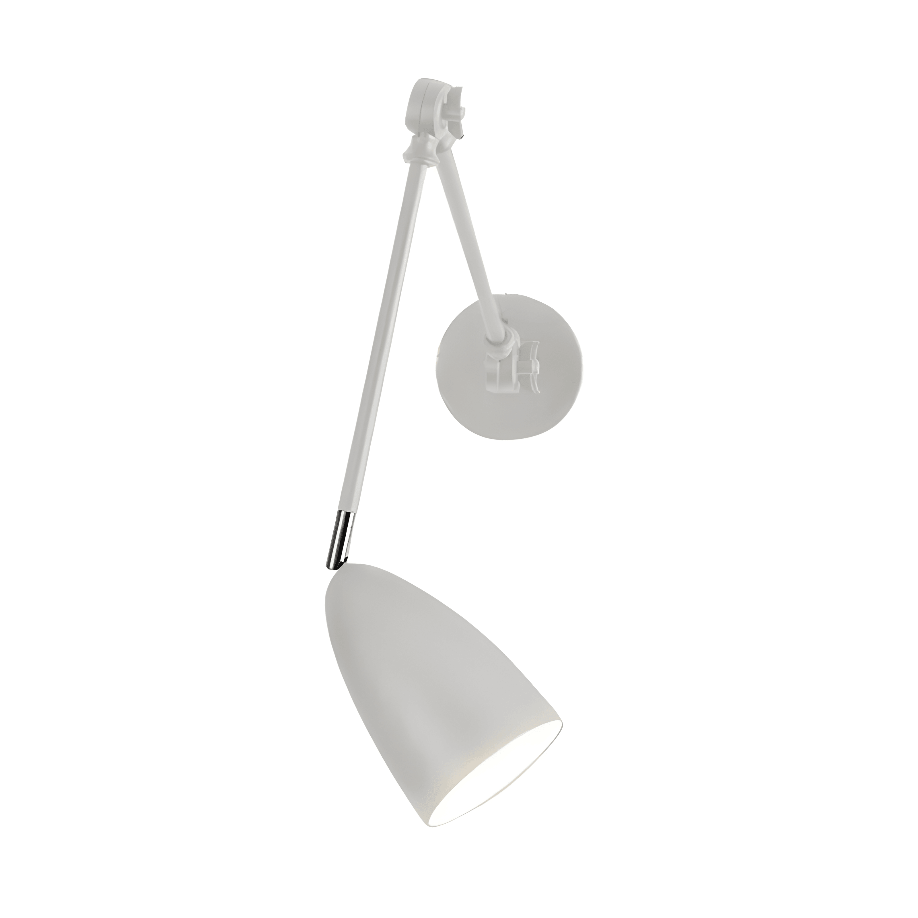 Luminária Arandela Moderna Minimalista Metal Articulada Aros - Branco