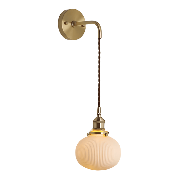 Luminária Arandela Moderna Minimalista Metal Cerâmica Oris - ORNE™ — decor studio