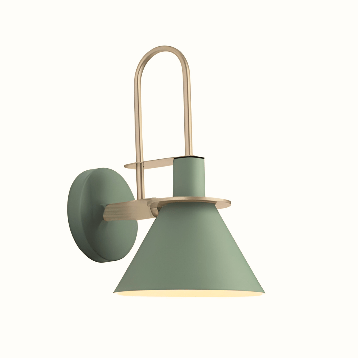Luminária Arandela Moderna Minimalista Metal Cryte - Verde / Metal