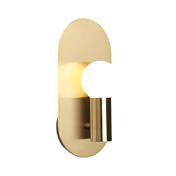 Luminária Arandela Moderna Minimalista Metal Dourado Kava - ORNE™ — decor studio