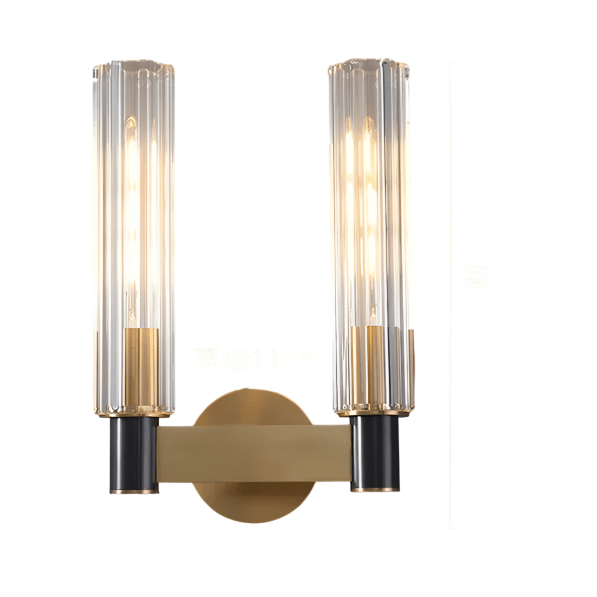 Luminária Arandela Moderna Minimalista Metal Vidro Allie - ORNE™ — decor studio