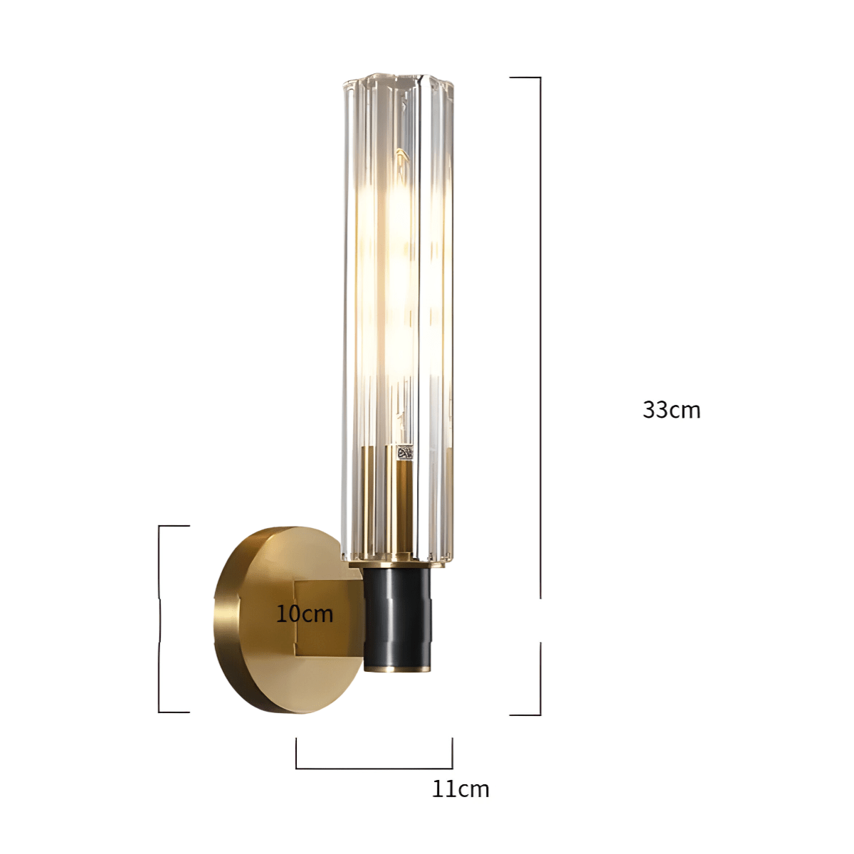 Luminária Arandela Moderna Minimalista Metal Vidro Allie - ORNE™ — decor studio