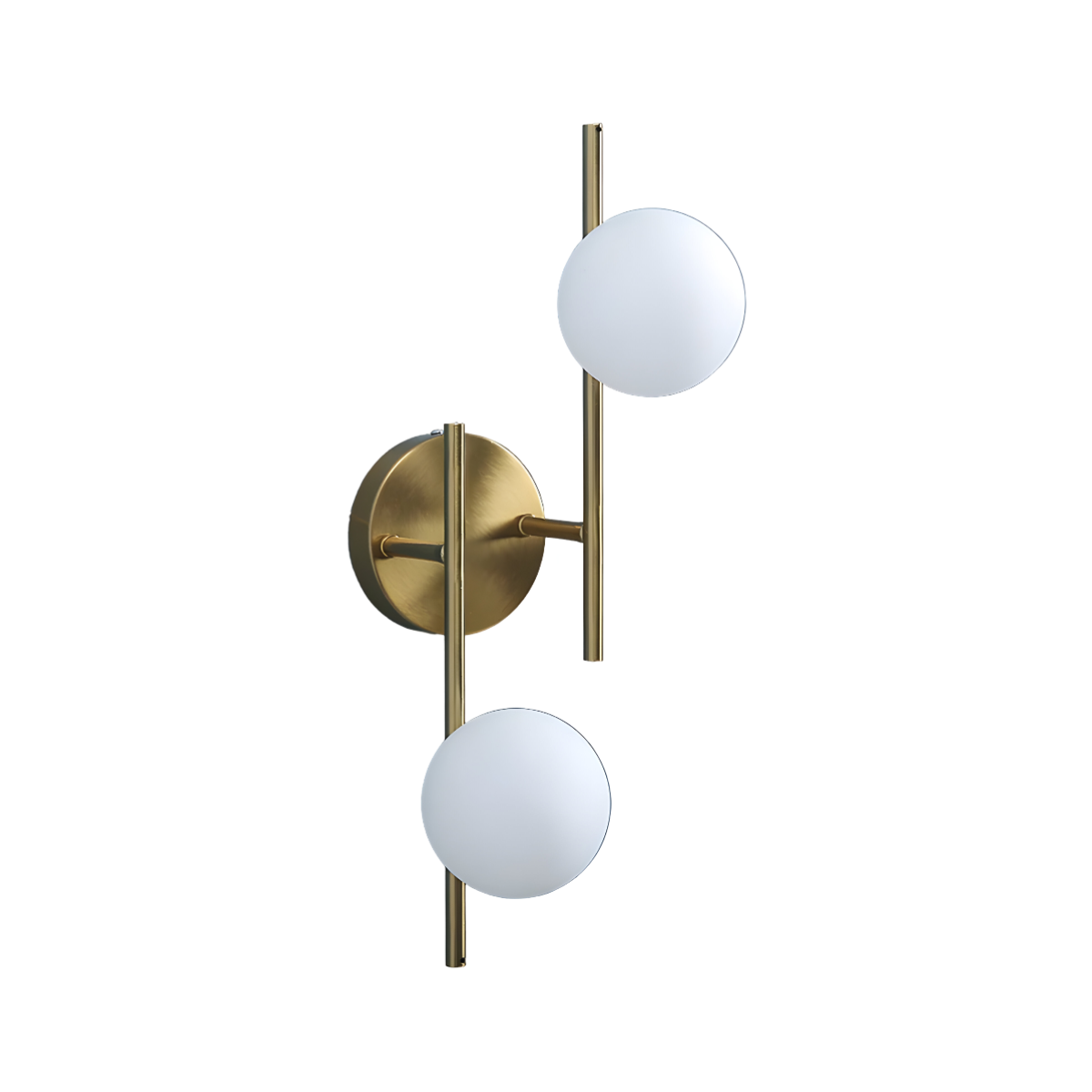 Luminária Arandela Moderna Minimalista Metal Vidro Hadaza - Dupla