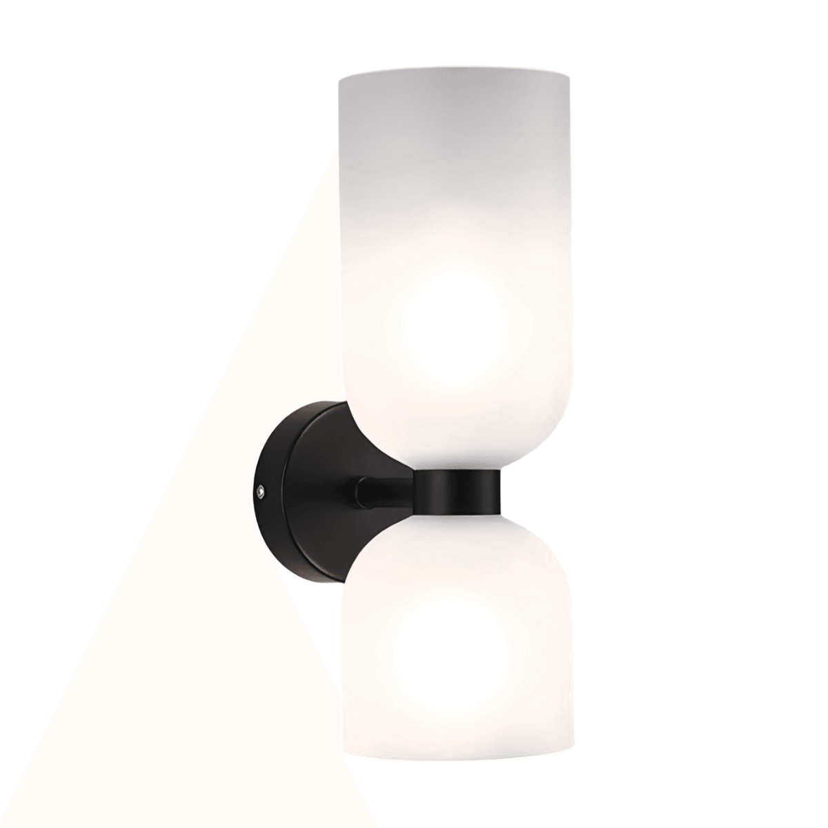 Luminária Arandela Moderna Minimalista Metal Vidro Ornek - Dourado / Branco / Branco Neutro (4000K)