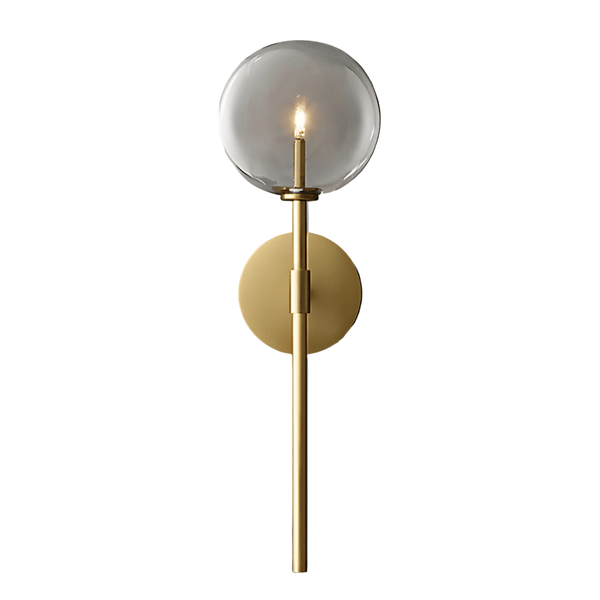 Luminária Arandela Moderna Minimalista Metal Vidro Sia Lux - ORNE™ — decor studio