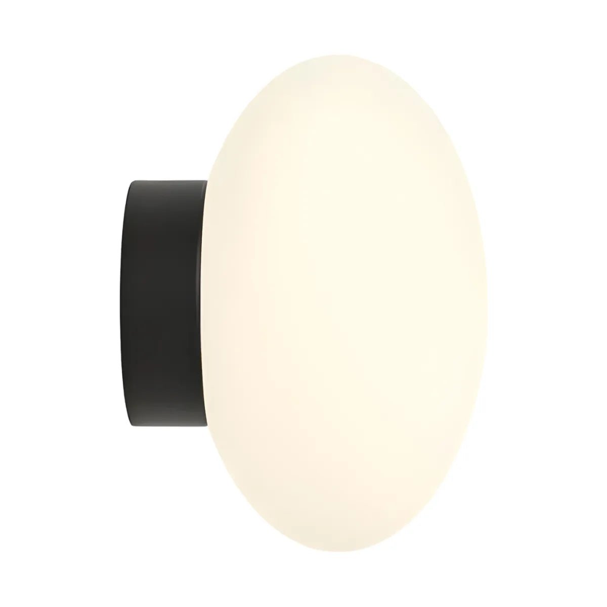 Luminária Arandela Moderna Minimalista Oval Metal Vidro Ravo - ORNE™ — decor studio