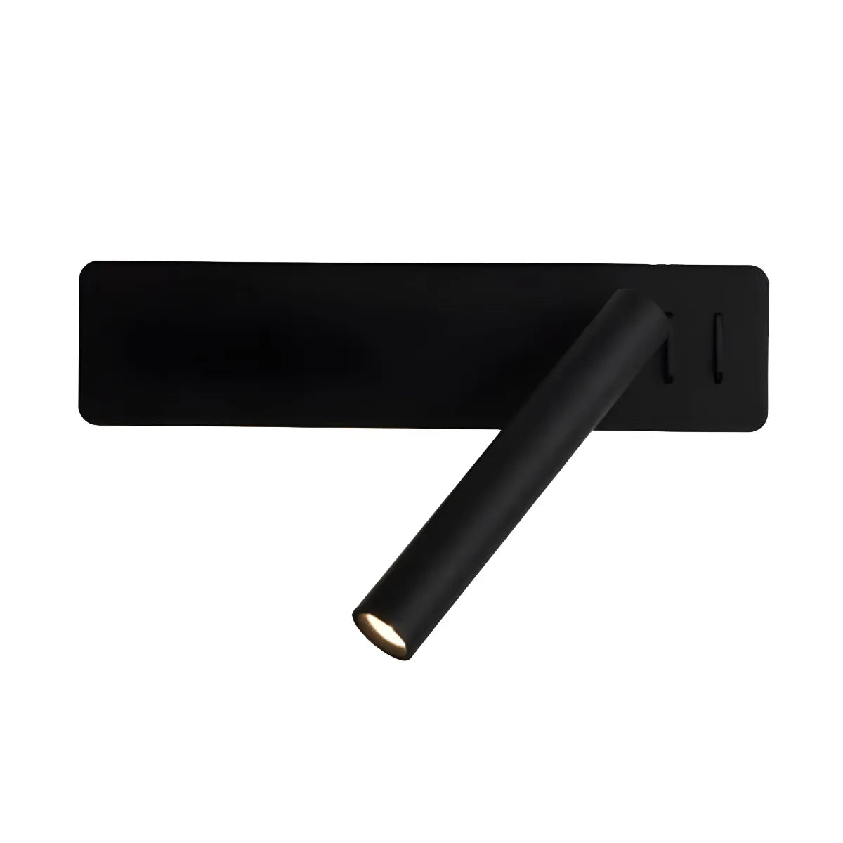 Luminária Arandela Moderna Minimalista Spot Direcionável LED Handle - Preto / Branco Quente (3000K)