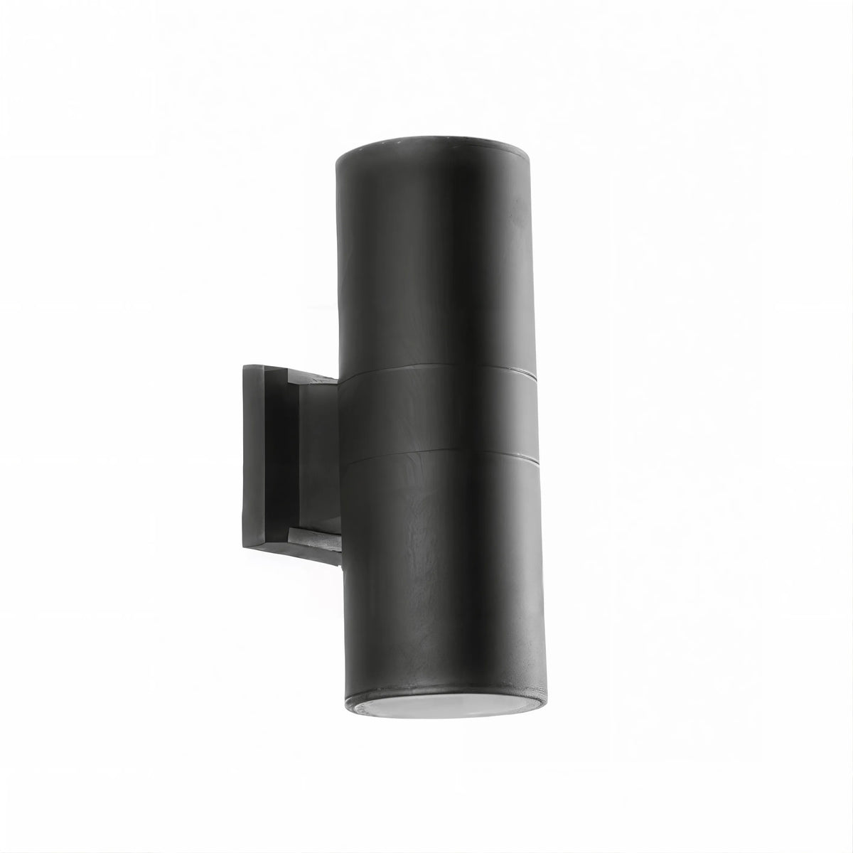 Luminária Arandela Moderna Tubo LED Duplo Externo IP65 Tube - Preto / 10W / Branco Quente (3000K)