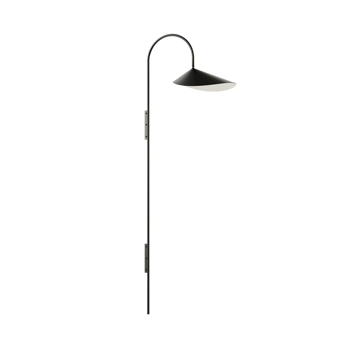 Luminária Arandela Moderno Minimalista Articulada Petal - Preto / 127cm / Sem plugue