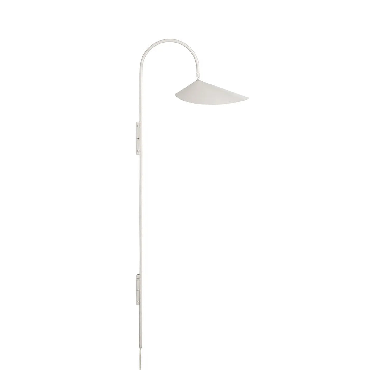 Luminária Arandela Moderno Minimalista Articulada Petal - Branco / 127cm / Sem plugue
