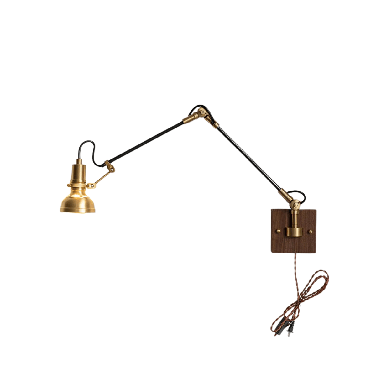 Luminária Arandela Retrô Minimalista Industrial Articulada Woodly - ORNE™ — decor studio