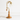 Luminária De Mesa Abajur Moderna Minimalista Articulada Vidro Madeira Bitty - Vidro e Alumínio / Ø14x55cm / B - ORNE™
