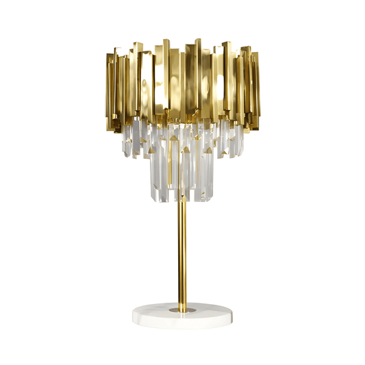 Luminária de Mesa Abajur Moderna Minimalista Cristal Condelare - ORNE™ — decor studio