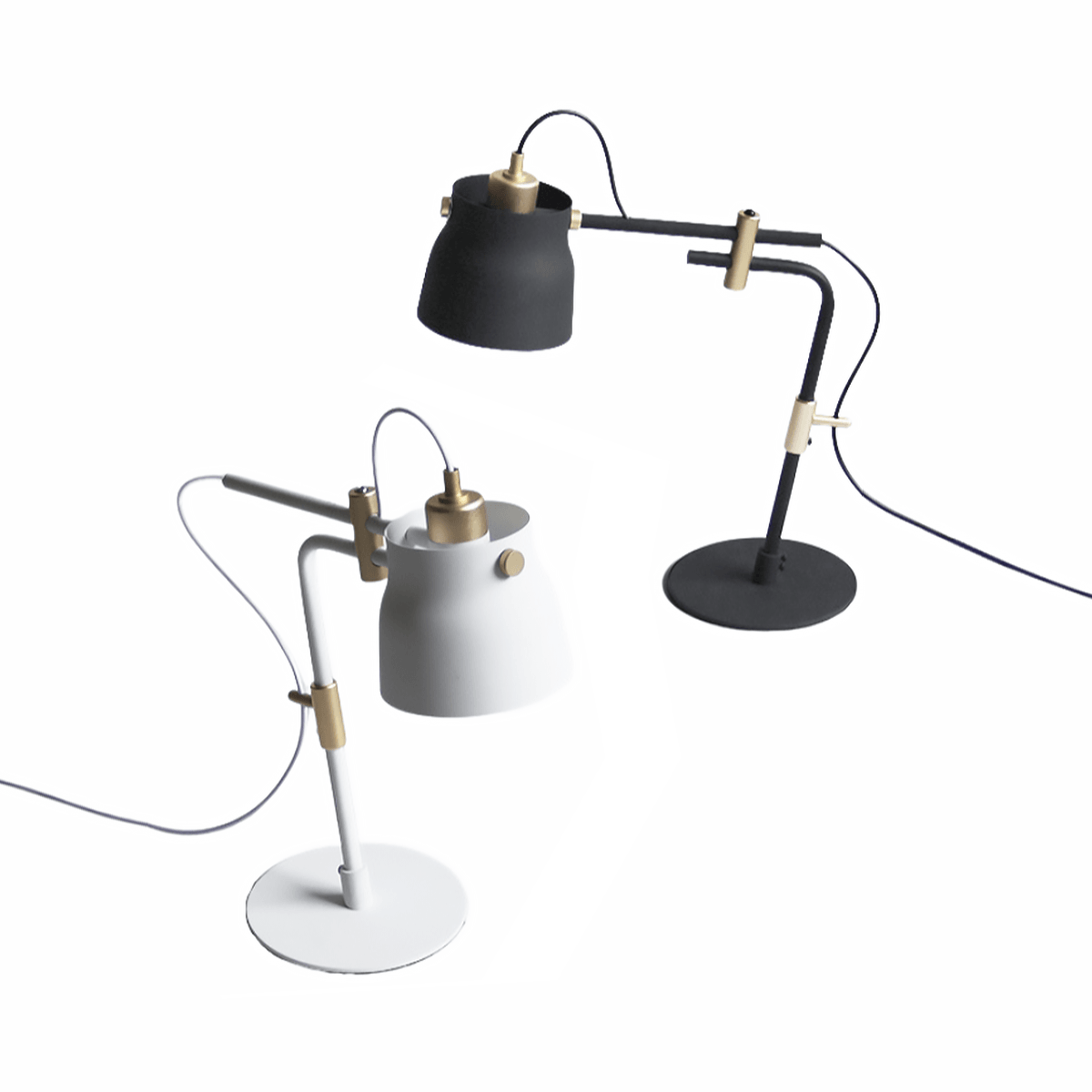 Luminária de Mesa Abajur Moderna Minimalista Cúpula Ajustável Pixar - ORNE™ — decor studio