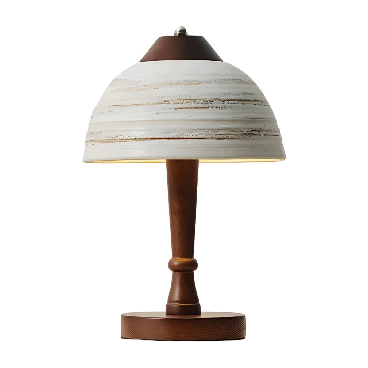 Luminária de Mesa Abajur Moderna Minimalista LED Cerâmica Madeira Ollie - ORNE™ — decor studio