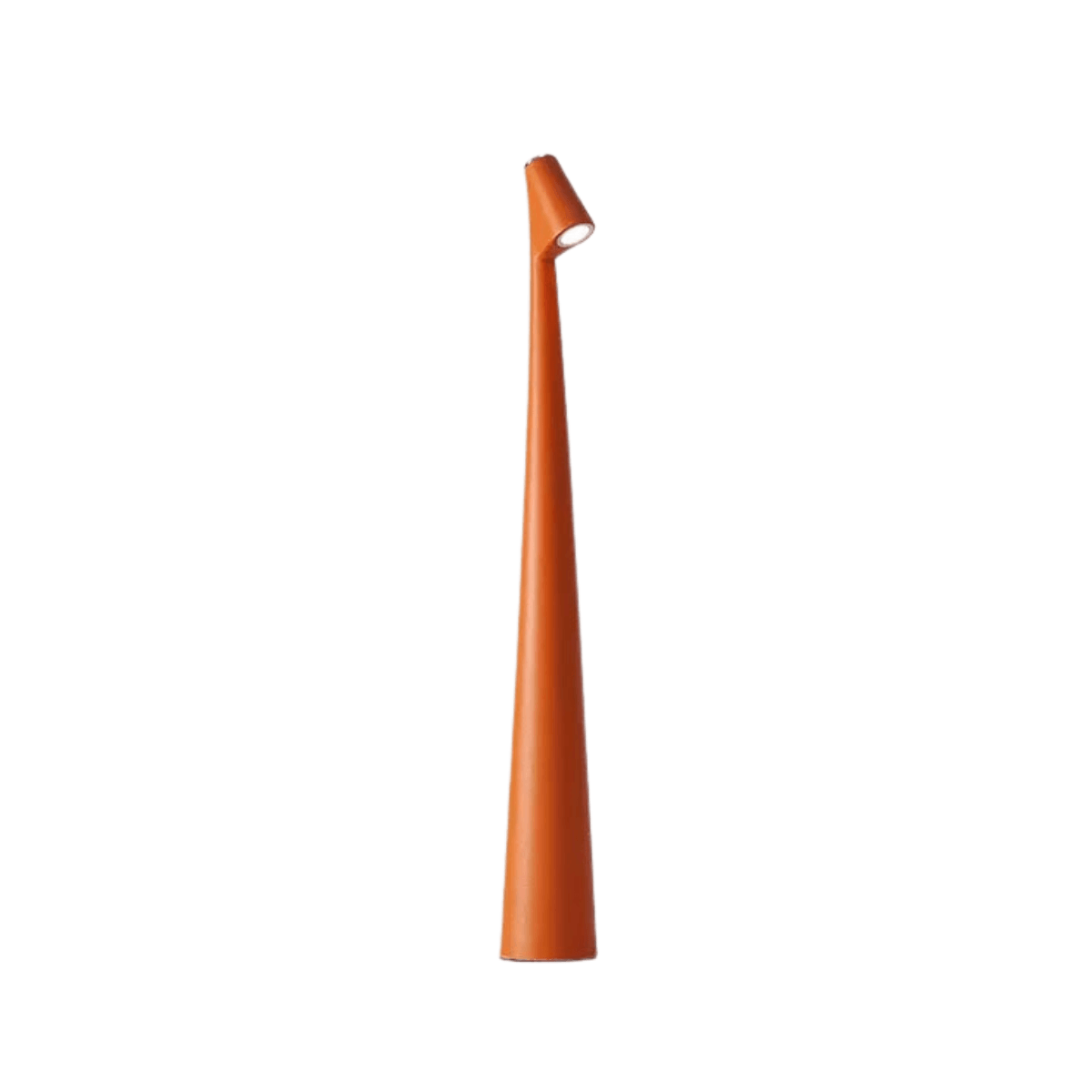 Luminária de Mesa Abajur Moderna Minimalista LED Giraffe - 35cm / Laranja / Dimerizável