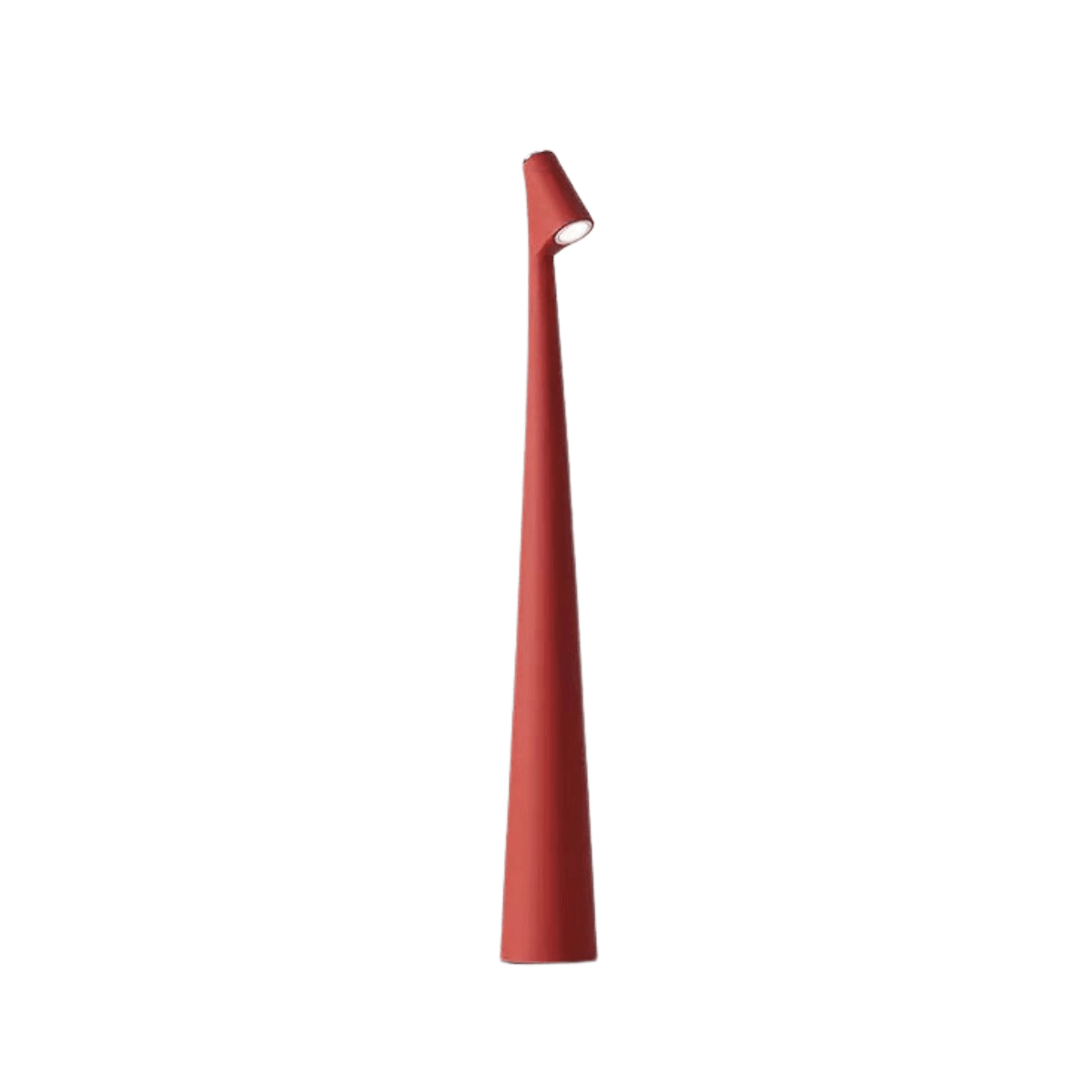 Luminária de Mesa Abajur Moderna Minimalista LED Giraffe - 35cm / Vermelho / Dimerizável