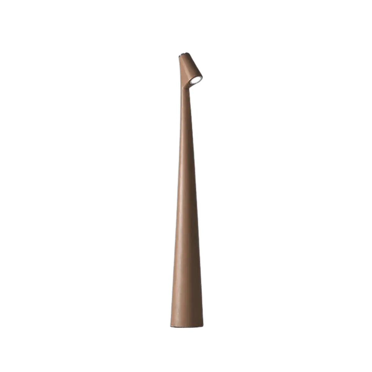 Luminária de Mesa Abajur Moderna Minimalista LED Giraffe - 35cm / Marrom / Dimerizável