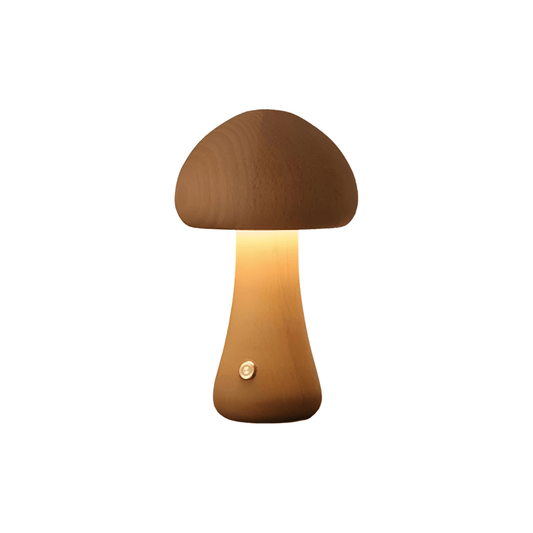 Luminária de Mesa Abajur Moderna Minimalista LED Madeira Dotti - ORNE™ — decor studio
