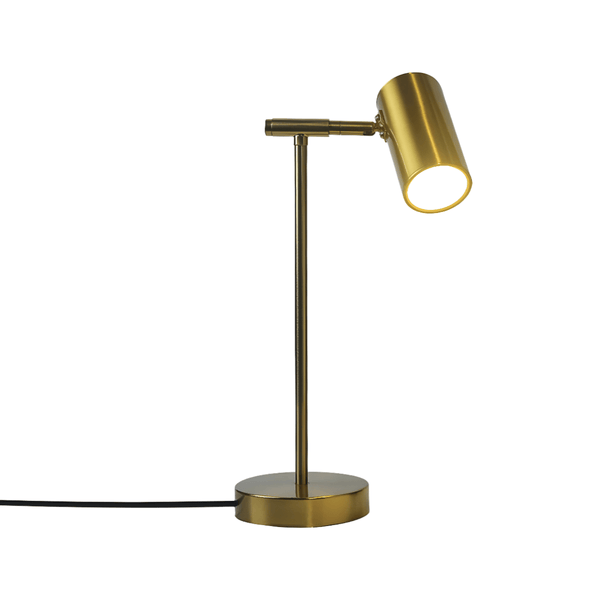 Luminária de Mesa Abajur Moderna Minimalista LED Metal Gold Lux - ORNE™ — decor studio