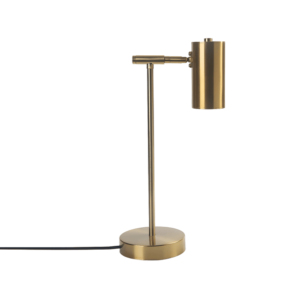 Luminária de Mesa Abajur Moderna Minimalista LED Metal Gold Lux - ORNE™ — decor studio