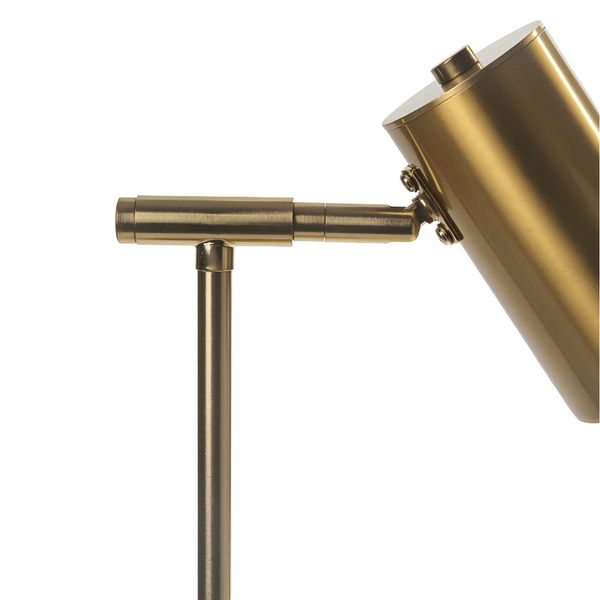 Luminária de Mesa Abajur Moderna Minimalista LED Metal Gold Lux - ORNE™ — decor studio