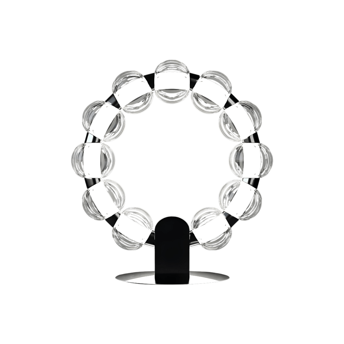 Luminária de Mesa Abajur Moderna Minimalista LED Vidro Margorini - ORNE™ — decor studio