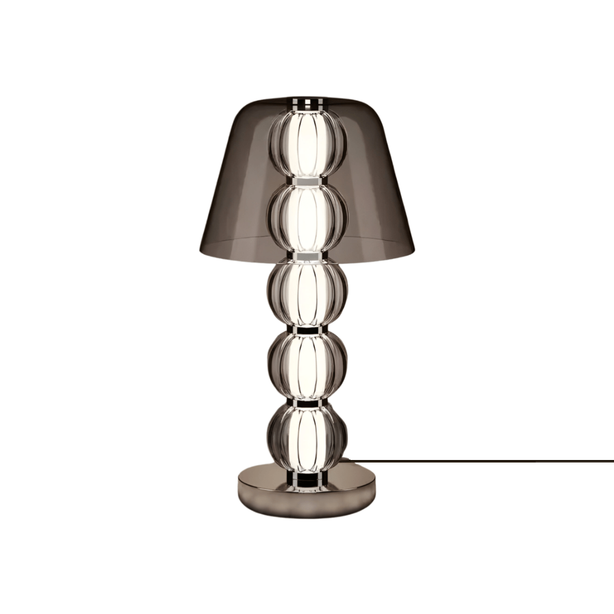 Luminária de Mesa Abajur Moderna Minimalista LED Vidro Targora - ORNE™ — decor studio