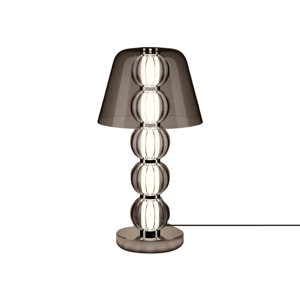 Luminária de Mesa Abajur Moderna Minimalista LED Vidro Targora - ORNE™ — decor studio