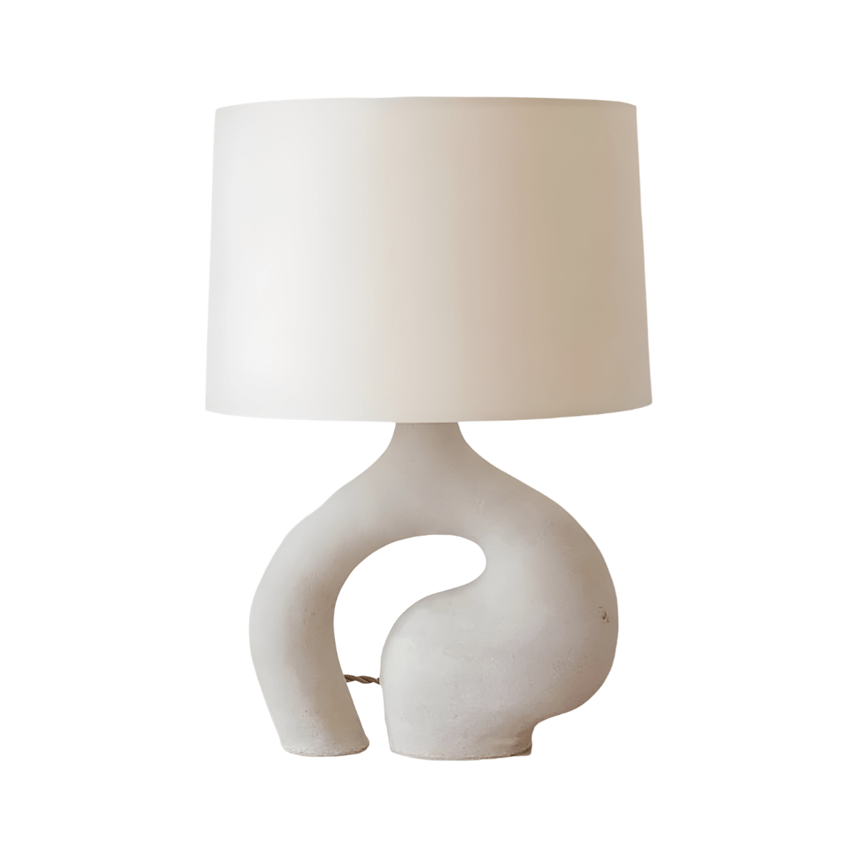 Luminária de Mesa Abajur Moderna Minimalista Tecido Resina Havel - ORNE™ — decor studio