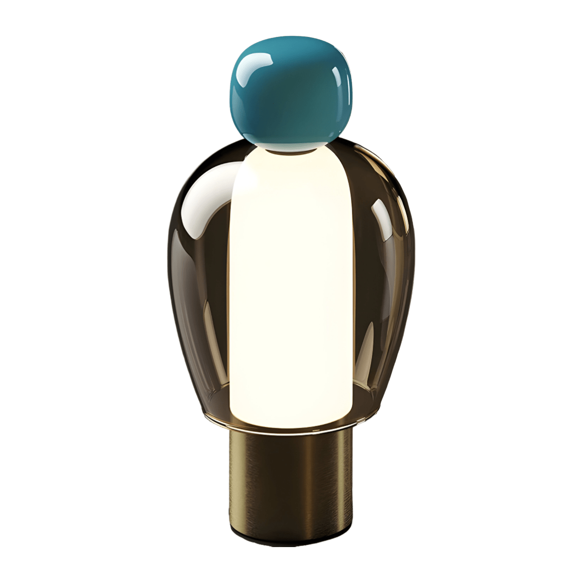 Luminária de Mesa Abajur Moderna Minimalista Vidro Hako Lumin - ORNE™ — decor studio