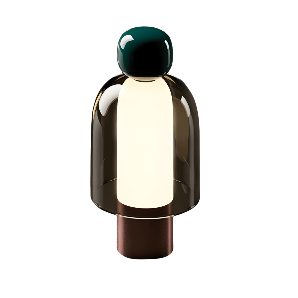 Luminária de Mesa Abajur Moderna Minimalista Vidro Hako Lumin - ORNE™ — decor studio