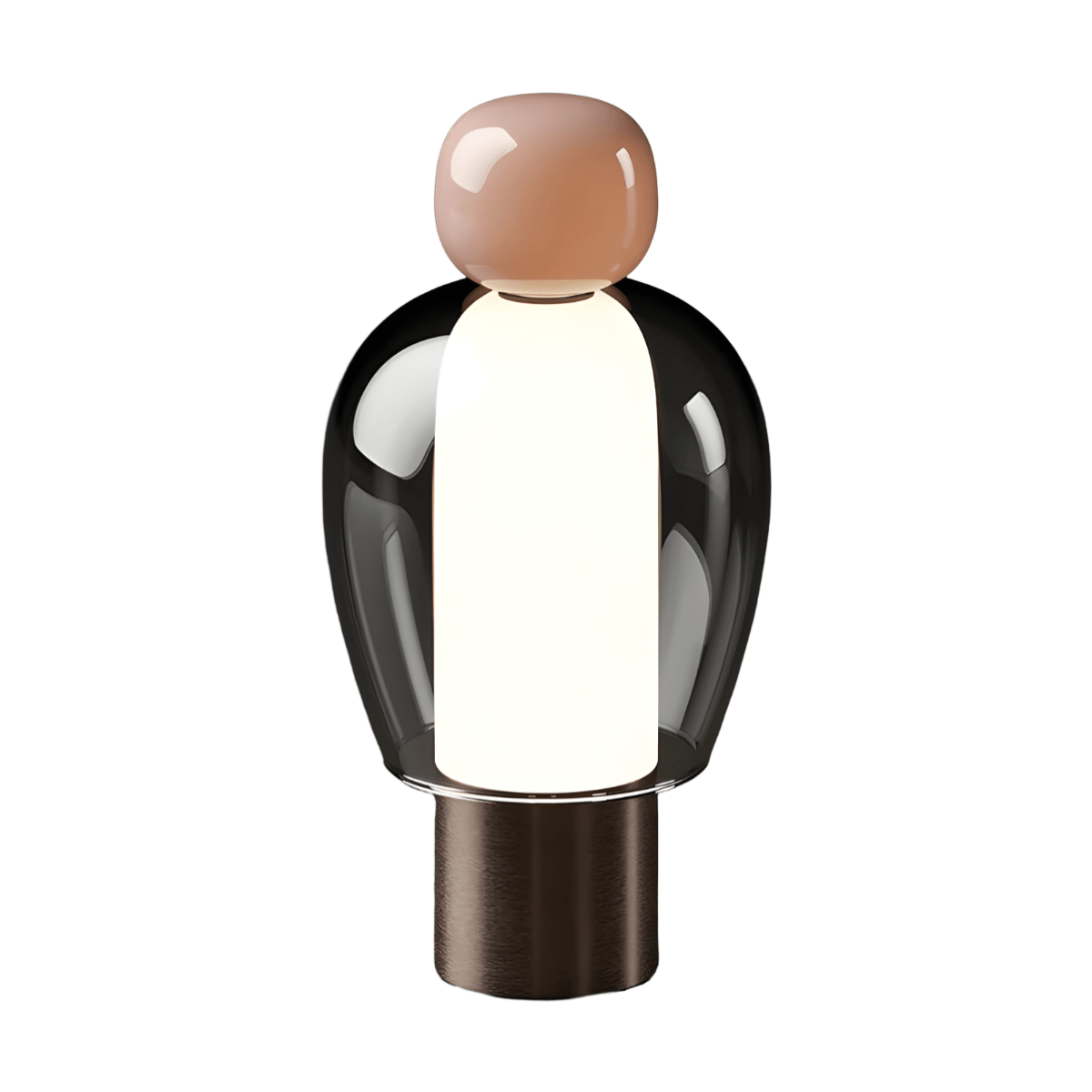 Luminária de Mesa Abajur Moderna Minimalista Vidro Hako Lumin - ORNE™ — decor studio