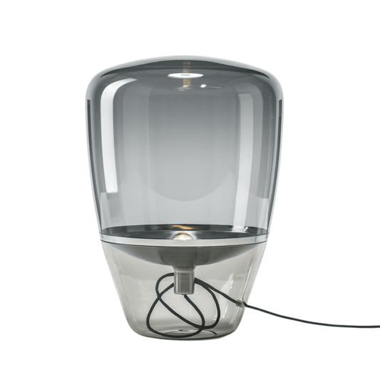 Luminária de Mesa Abajur Moderna Minimalista Vidro Kemp - ORNE™ — decor studio