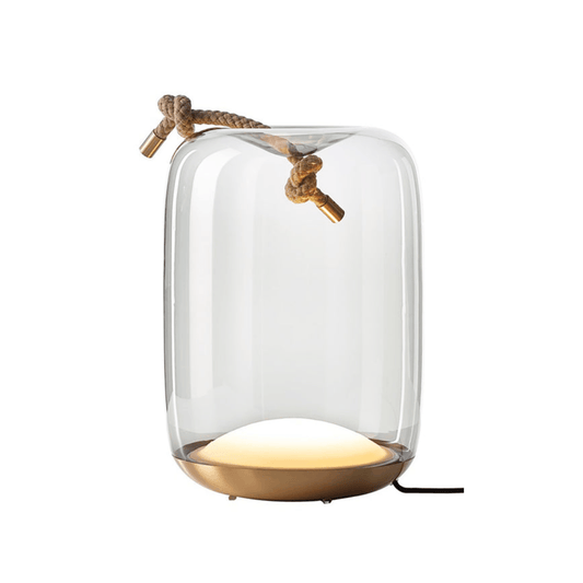 Luminária de Mesa Abajur Moderna Minimalista Vidro Noblesse - ORNE™ — decor studio