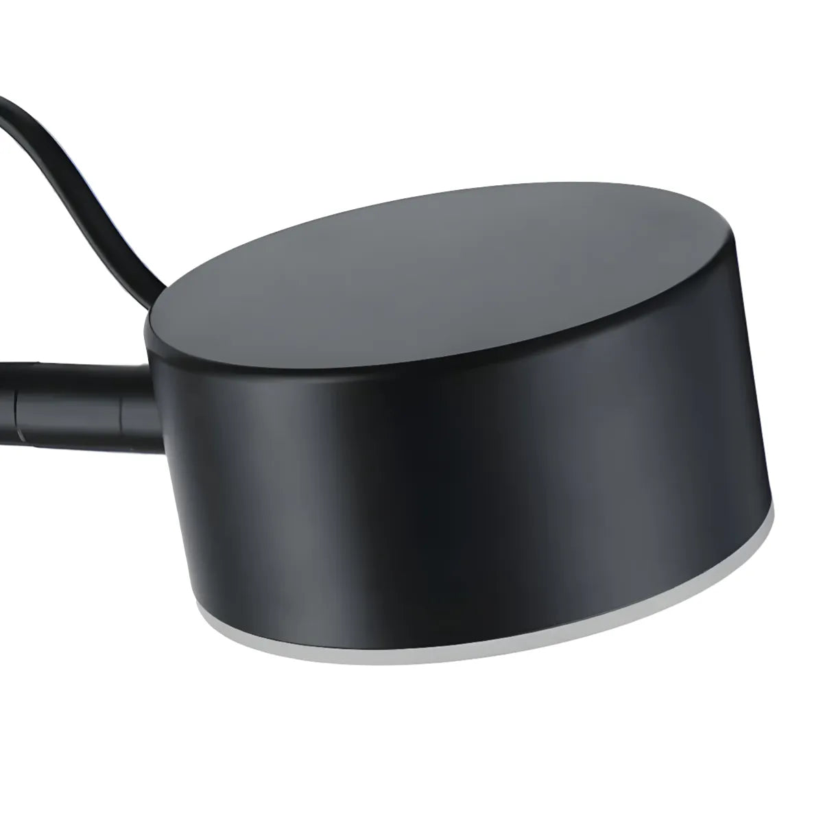 Luminária de Mesa Moderna Minimalista Articulada Metal LED Asti - Preto / Branco Quente (3000K)