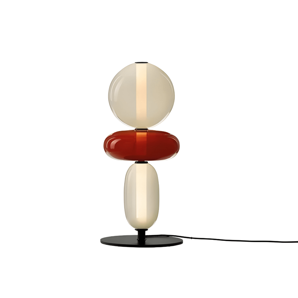 Luminária de Mesa Moderna Minimalista LED Vidro Sole - ORNE™ — decor studio