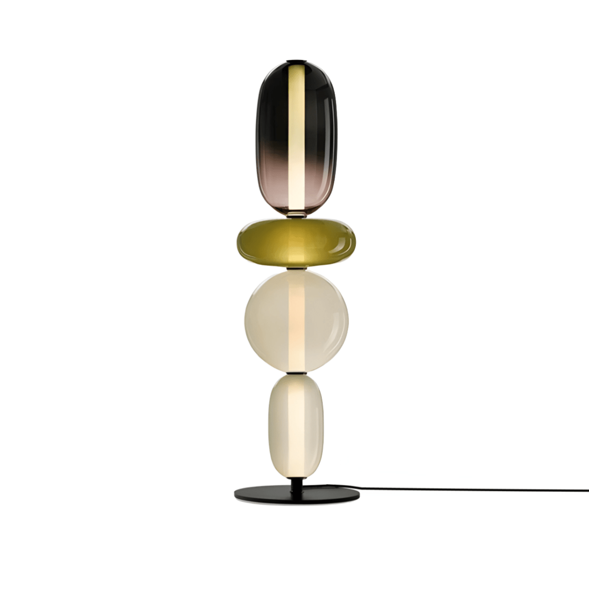 Luminária de Mesa Moderna Minimalista LED Vidro Sole - ORNE™ — decor studio