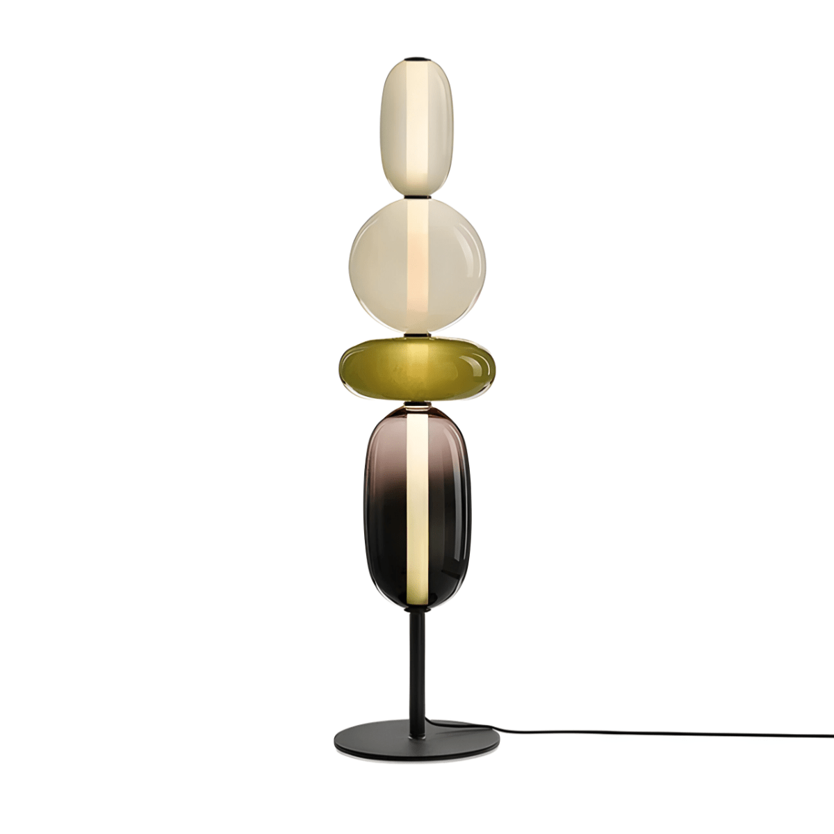 Luminária de Mesa Moderna Minimalista LED Vidro Sole - ORNE™ — decor studio
