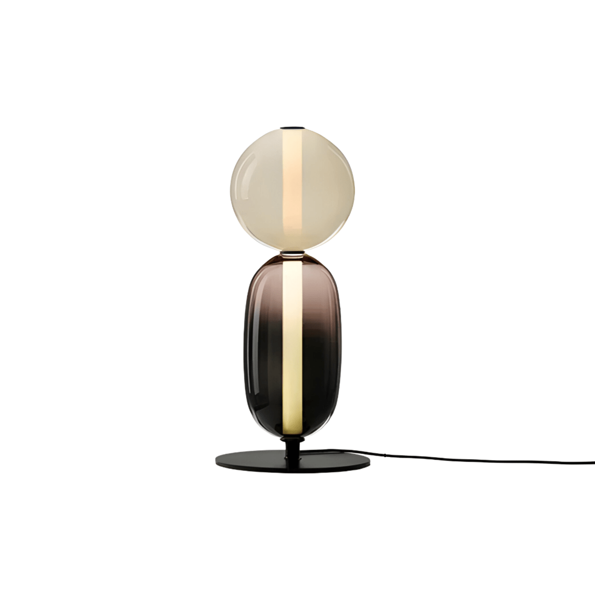 Luminária de Mesa Moderna Minimalista LED Vidro Sole - ORNE™ — decor studio