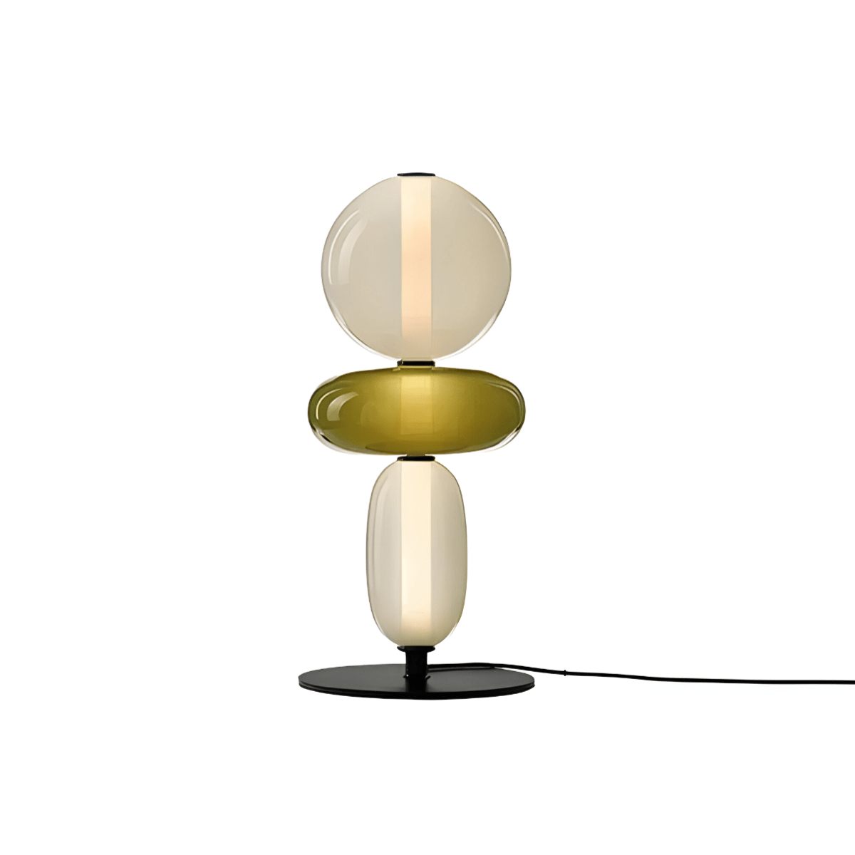 Luminária de Mesa Moderna Minimalista LED Vidro Sole - ORNE™ — decor studio