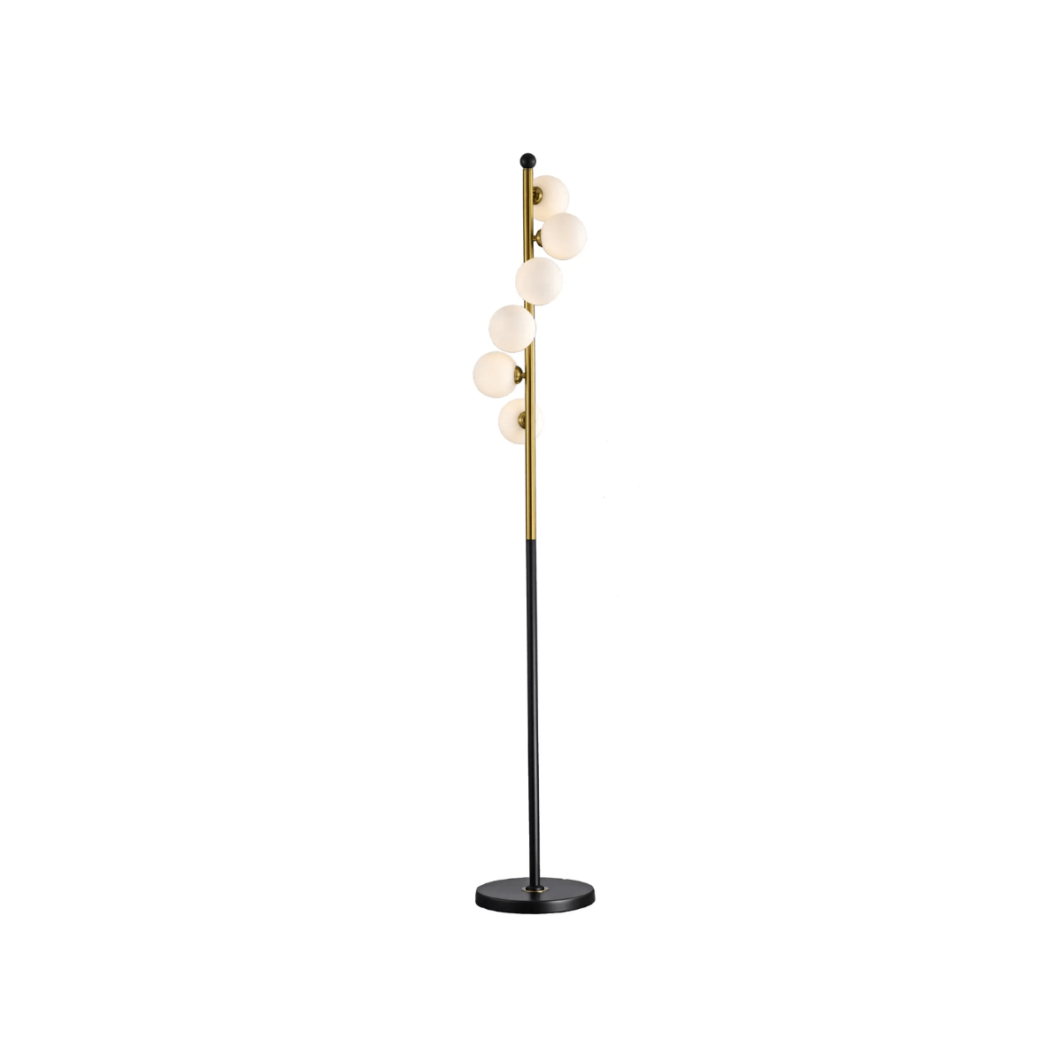 Luminária de Piso Coluna Globos de Vidro Eros 160cm - Default Title