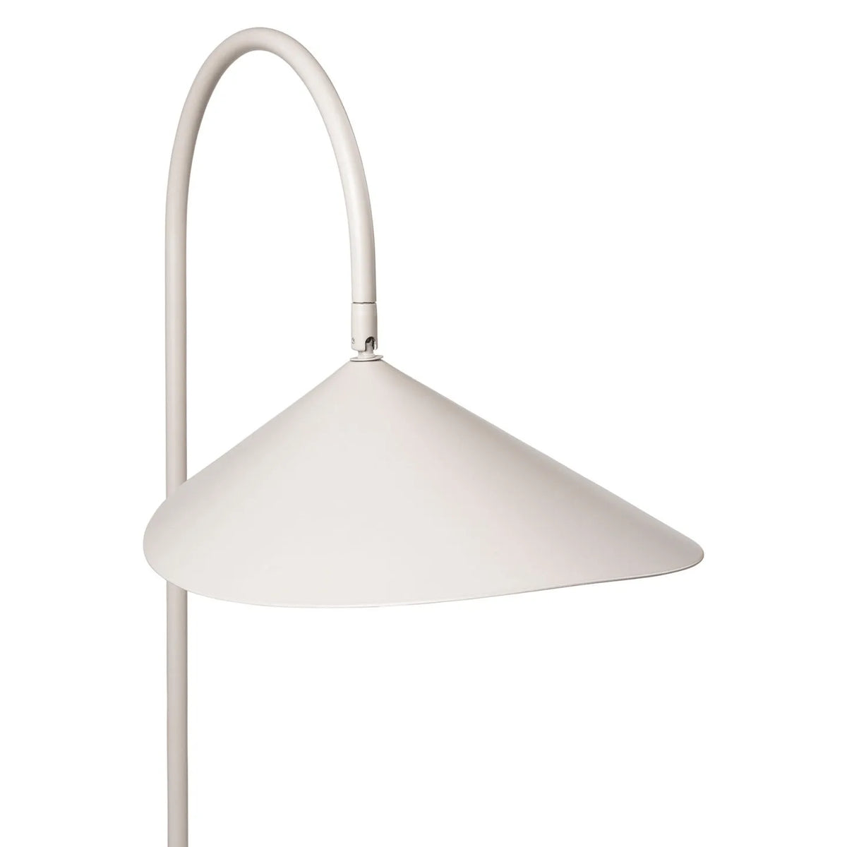 Luminária de Piso Coluna Moderna Minimalista Articulada Petal - Branco