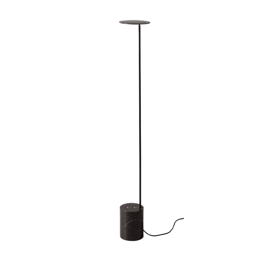 Luminária de Piso Coluna Moderna Minimalista Articulada Zippy - Preto