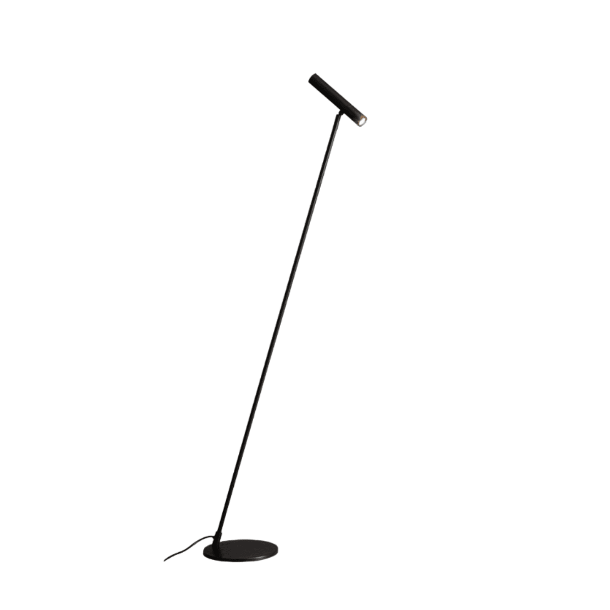 Luminária de Piso Coluna Moderna Minimalista LED Wazis - Preto / 130cm / Dimerizável (3000K-6000K)