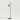 Luminária de Piso Coluna Moderna Minimalista Spot Direcionável Articulada Metal LED Dirch - Preto / Branco Quente (3000K) - ORNE™