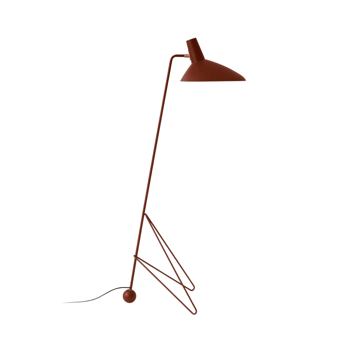 Luminária de Piso Coluna Moderna Minimalista Tay - Vermelho