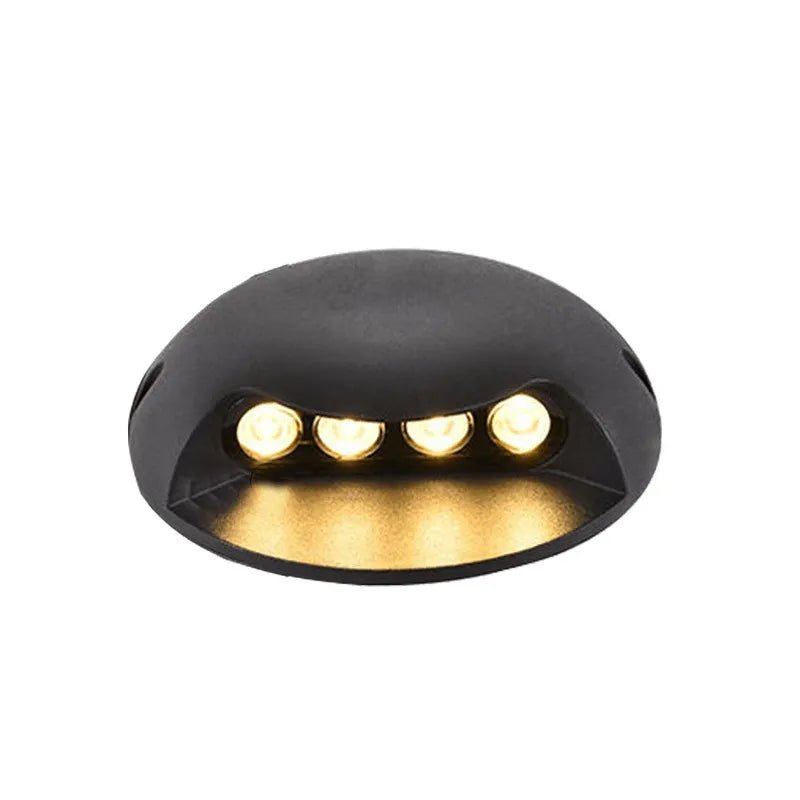 Luminária de Solo Externo Sobrepor LED 3000K IP68 Preto Bivolt Turtle - ORNE™ — decor studio